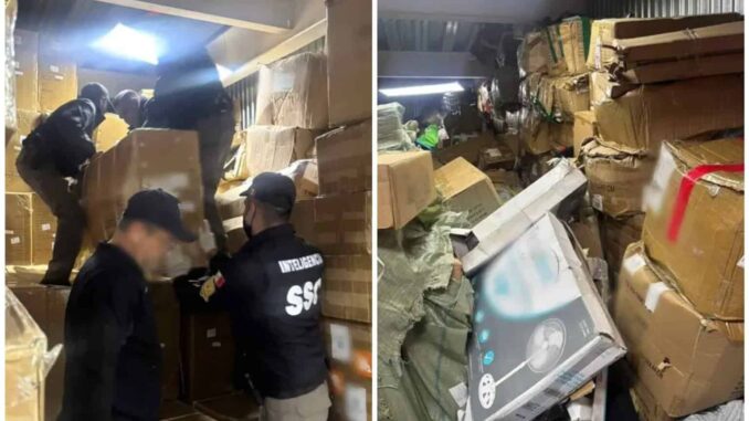 Recuperan en la Miguel Hidalgo, CDMX, mercancía robada en carreteras de Michoacán