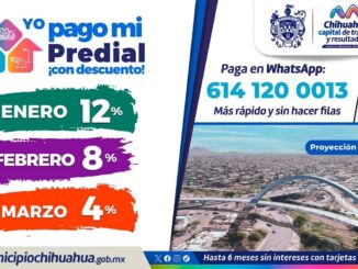 Aprovecha descuento del 12% en el Predial, a partir del viernes 2 de enero