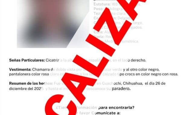 Localiza AEI a madre e hija que tenían reporte de ausencia en Guachochi