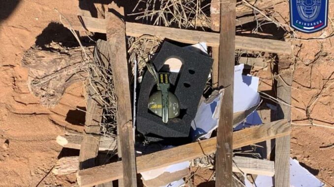 Destruyen AEI y Ejército granada de fragmentación asegurada en Nuevo Casas Grandes