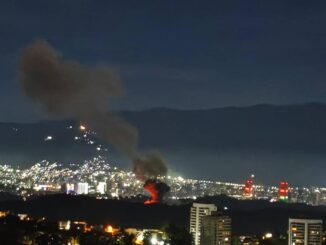 Manifestaciones en Italia contra del ataque estadounidense en Venezuela