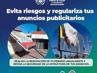 Gobierno Municipal llama a propietarios a poner en regla sus anuncios publicitarios y prevenir sanciones