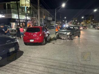 Carambola vehicular en la colonia Inalámbrica deja una mujer lesionada