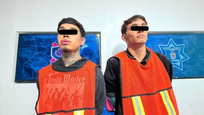 Detienen a dos hombres cuando intentaban robar refaccionaria en La Cuesta