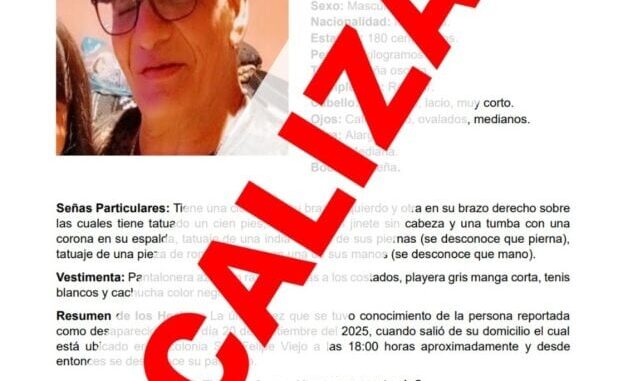 Localiza Fiscalía a un adulto mayor reportado ausente en colonia San Felipe Viejo