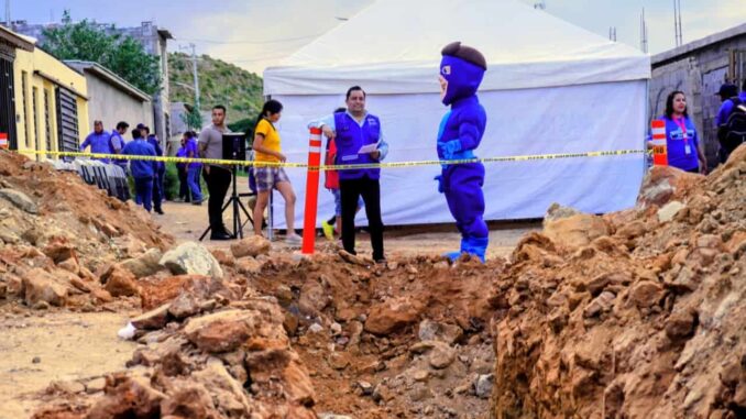 Inicia JMAS Chihuahua introducción de red de drenaje en la colonia Jorge Barousse
