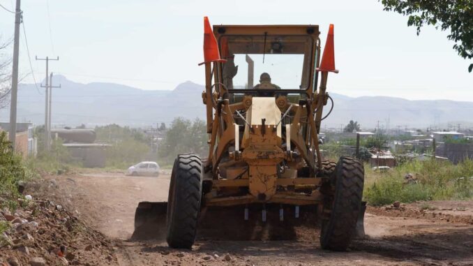 Ha rehabilitado Municipio más de 600 mil metros cuadrados de terracería durante este 2025