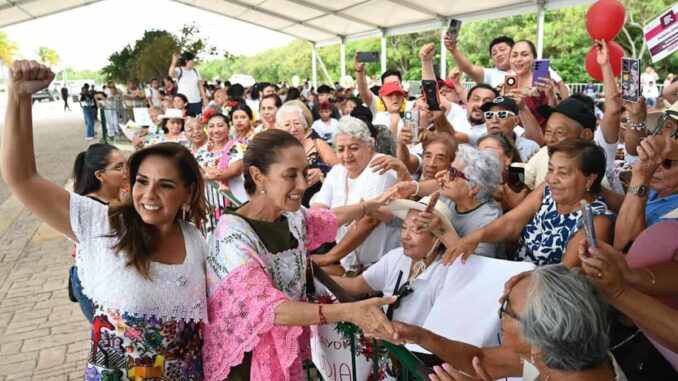 «Nunca me voy a alejar de Quintana Roo», asegura Claudia Sheinbaum
