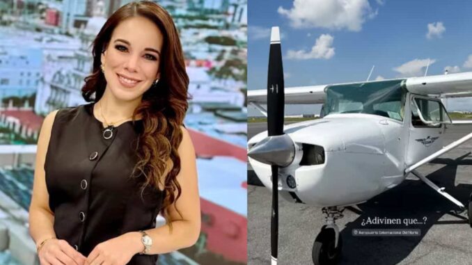 Exesposo de Débora Estrella informó del accidente sin saber que ella murió en avioneta