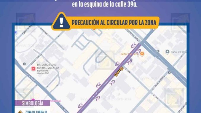 Reparará JMAS Chihuahua caja de válvulas en la avenida Juárez este viernes