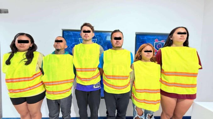 Detienen a seis con armas de fuego y más de 100 cartuchos útiles