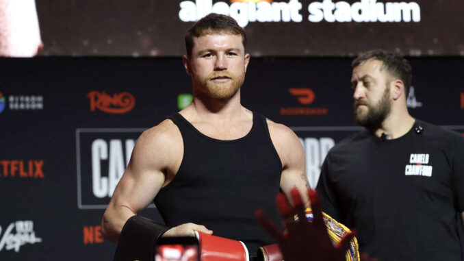 El ‘Canelo’ Álvarez defiende sus títulos ante un Crawford que busca hacer historia