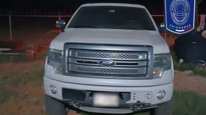 Recupera AEI en Parral pick up robada en Estados Unidos