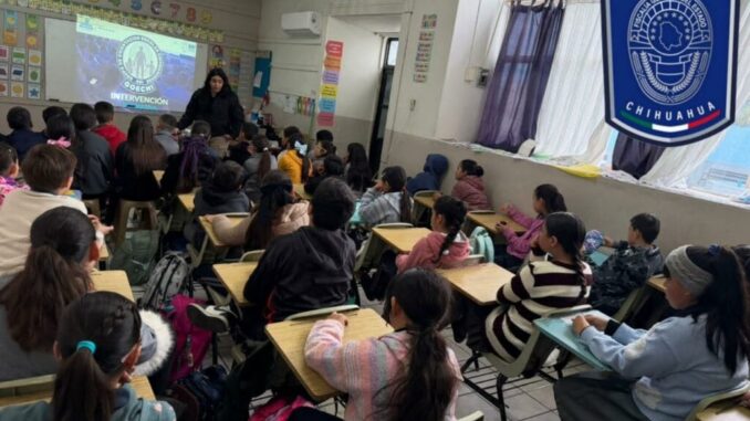 Lleva GOECHI jornadas de intervención a la escuela primaria Leona Vicario