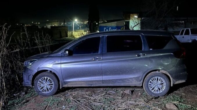 Asegura FGE en ciudad Madera dos vehículos con reportes de robo