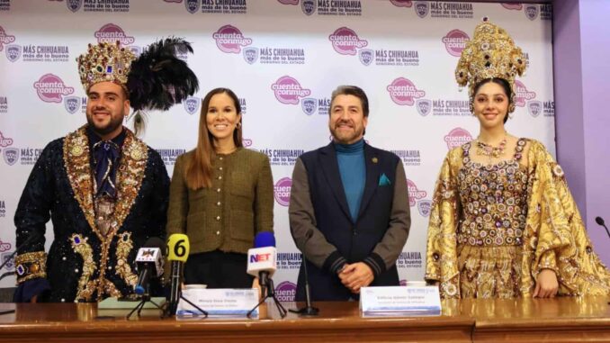 Presentan en Chihuahua el Carnaval Internacional de Mazatlán 2026 “¡Arriba la tambora!”