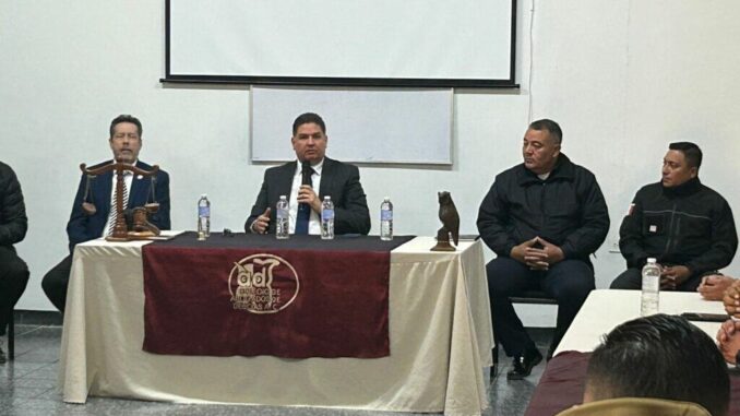 Participa Fiscal Heliodoro Araiza en conversatorios con el Poder Judicial en Delicias