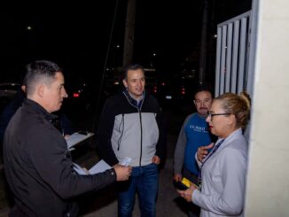 Supervisa Marco Bonilla seguridad en la colonia Mármol III mediante recorrido