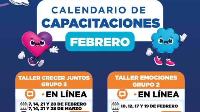 Presenta ICHDII calendario de capacitaciones para estancias infantiles en febrero