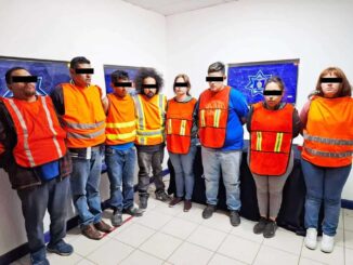 Detienen a nueve traficantes de personas