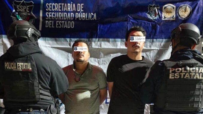 Detiene SSPE a dos sujetos armados tras persecución en Ojinaga