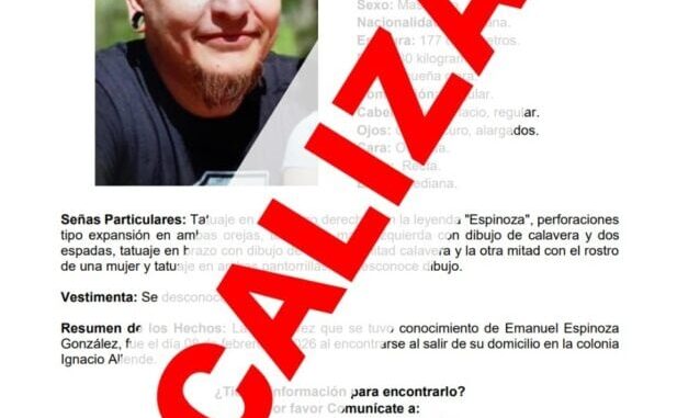 Localiza Fiscalía a hombre con reporte de ausencia en la colonia Ignacio Allende