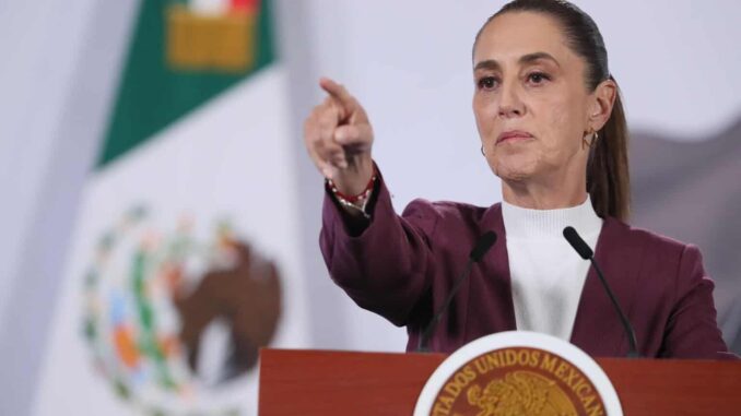 Sheinbaum afirma que EE.UU. debe «explicar» causas del confuso cierre del espacio aéreo en El Paso, Texas