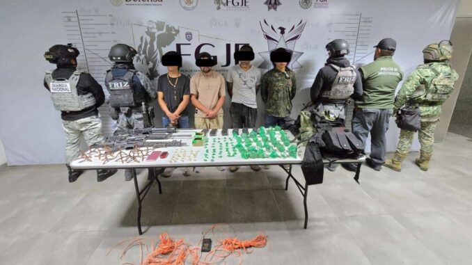 Caen 4 tras ataque cerca de propiedad de los Aguilar en Zacatecas