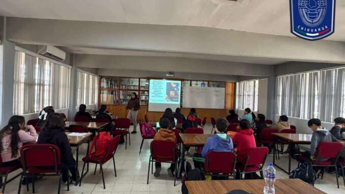 Imparte GOECHI charlas de concientización en Secundaria Técnica No. 53