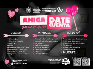 Comparte Municipio alertas para prevenir violencia en el noviazgo