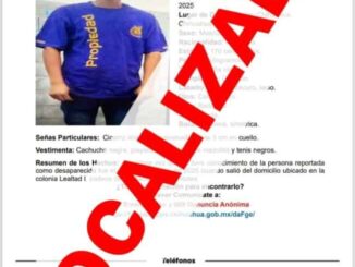 Localizan a masculino con reporte de ausencia interpuesto en diciembre de 2025