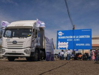 Maru Campos cumple; entrega tramo carretero Meoqui-Julimes en beneficio de más de 50 mil personas