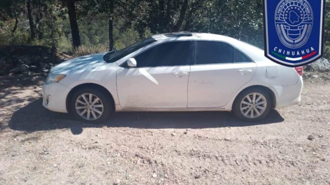 Recupera AEI en Balleza vehículo robado horas antes en Guachochi