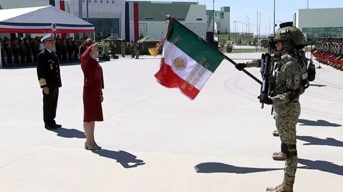 Sheinbaum asegura que Fuerzas Armadas son “garantía” de independencia de México