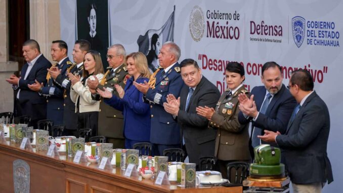 Maru Campos conmemora al Ejército Mexicano en su 113 aniversario