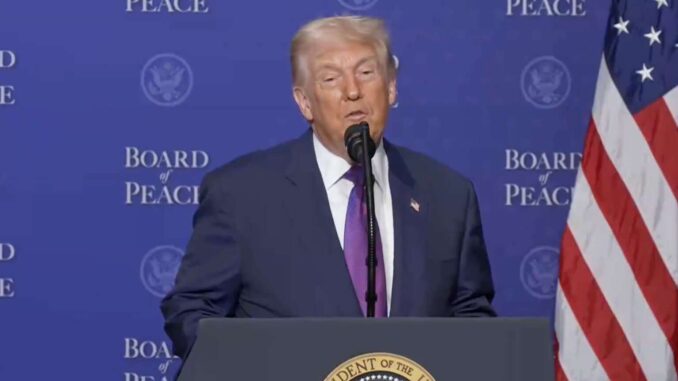 Trump inaugura su Junta de Paz junto a representantes de más de 40 países