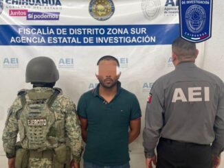 Captura Fiscalía de Distrito Zona Sur a presunto homicida en Parral