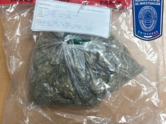 Aseguran 104 recipientes con “WAX” y un arma de fuego en la colonia Infonavit Nacional