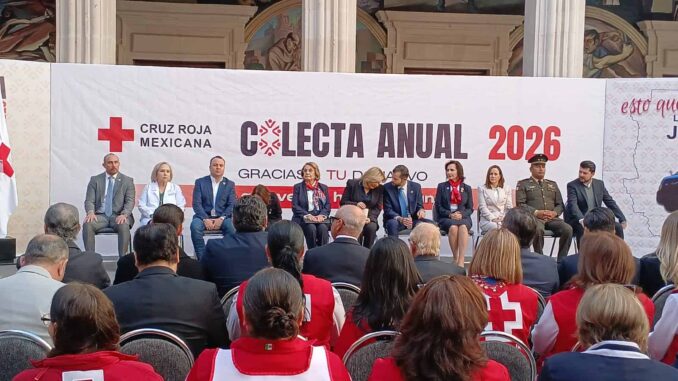 Maru Campos encabeza arranque de la Colecta Anual de Cruz Roja