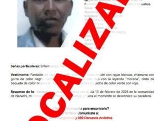 Localiza FGE a masculino con reporte de ausencia en Guachochi