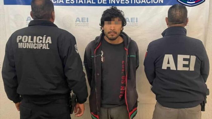 Aprehende Policía Investigadora a sujeto acusado de agredir a su pareja en Parral