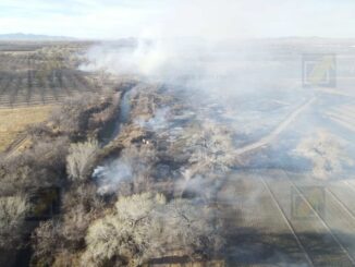 Se registra fuerte incendio en pastizal de Buenaventura
