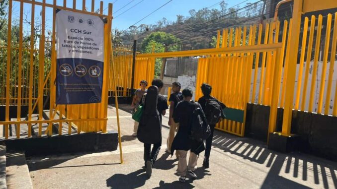 CCH Sur activa protocolo ante amenaza de ataque; las clases no fueron suspendidas