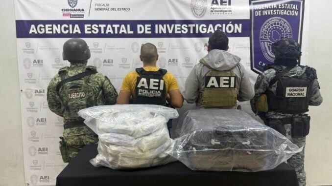 Asegura COE más de 17 kilogramos de metanfetaminas en Cd. Juárez – Fiscalía General del Estado de Chihuahua
