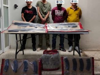 Aseguran a tres tras persecución y balazos en Aldama