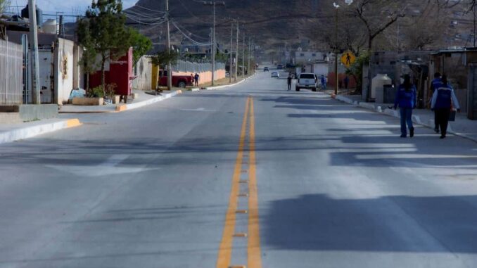 Pavimento nuevo y duradero; entrega Marco Bonilla calles en Jorge Barousse y Vistas Cerro Grande