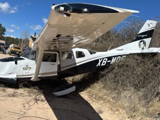 Cae avioneta al aterrizar en Guachochi; se le acabó la pista