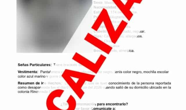 Localizan a menor de edad ausente en la colonia El Mármol Viejo