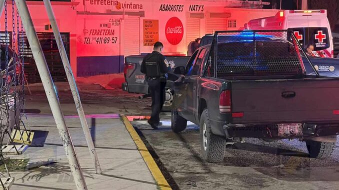 Atacan a balazos a joven en la colonia Martín López; queda herido