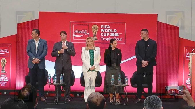 Chihuahua se viste de mundial: Maru Campos revela el trofeo oficial de la Copa del Mundo 2026